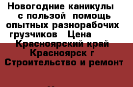 Новогодние каникулы - с пользой: помощь опытных разнорабочих, грузчиков › Цена ­ 200 - Красноярский край, Красноярск г. Строительство и ремонт » Услуги   . Красноярский край